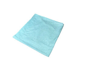 Aqua Blue Beach Theme Flat Sheet King Size Turquoise Seashell Seahorse Coastal